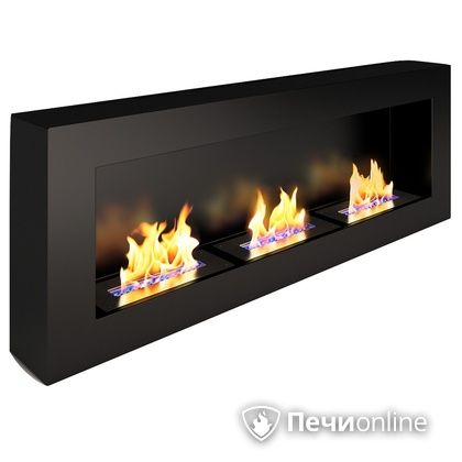 Биокамин ЭкоЛайф Fire Line black burgundy в Иркутске